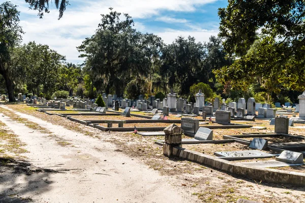 Savannah Georgia Listopada 2018 Historyczny Cmentarz Bonawentury Savannah Georgia Jest — Zdjęcie stockowe