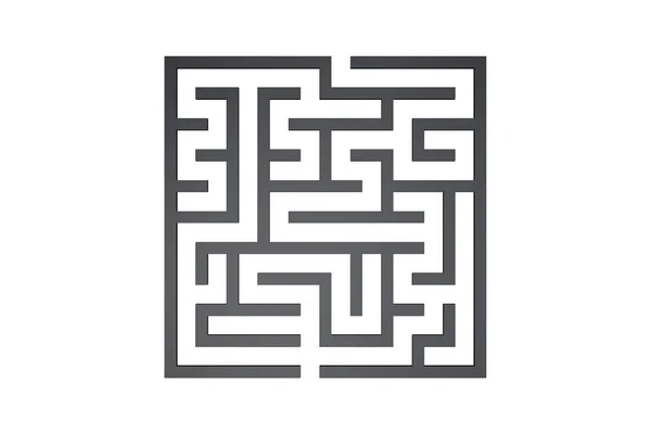 Square Format Maze Labyrinth — Stock Photo, Image