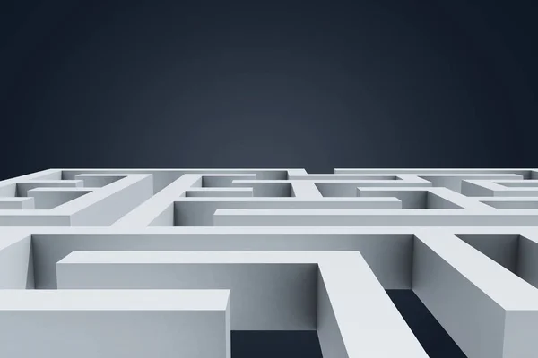 Čtvercový formát bludiště labyrint — Stock fotografie