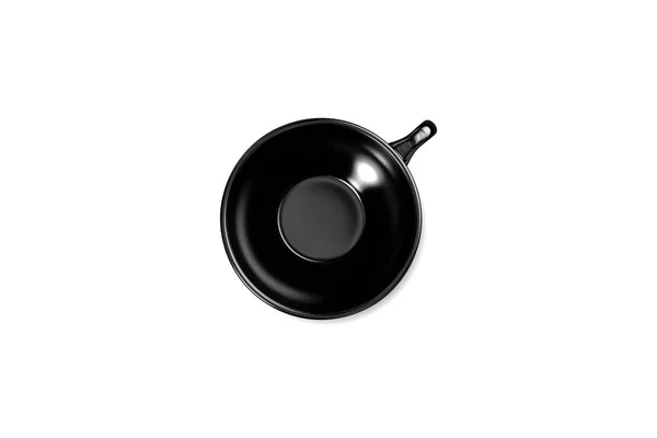 黒い色のコーヒー ・ マグのモックアップ テンプレート — ストック写真
