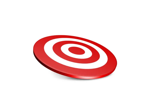 Tiro con l'arco Target Board Simbolo su bianco — Foto Stock