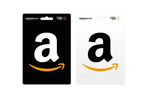 Amazon Geschenke auf Weiß — Stockfoto