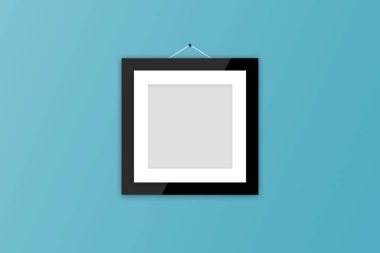 Boş resim çerçeveleri duvar