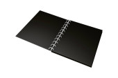 Černá Napodobovitá spirála kryt notebooku 3D