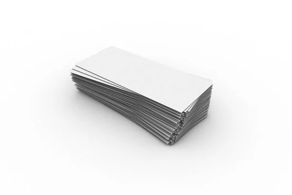 Грошові банкноти шаблон макет на білому — стокове фото