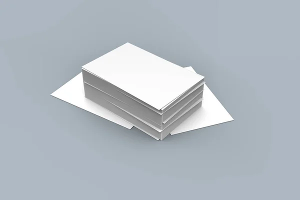 Επαγγελματική κάρτα λευκό πρότυπο μοντέλο — Φωτογραφία Αρχείου
