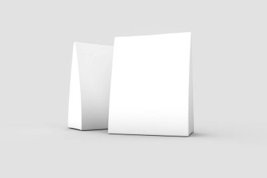 Beyaz Boş Beyaz Alışveriş Çantası