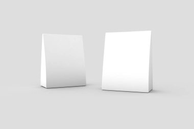 Beyaz Boş Beyaz Alışveriş Çantası