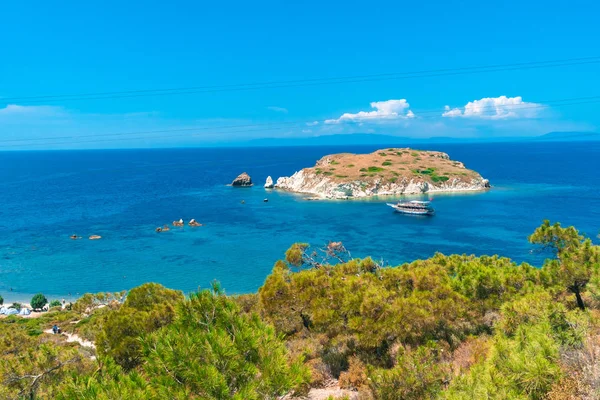 Vue du dessus Côtes de plage — Photo