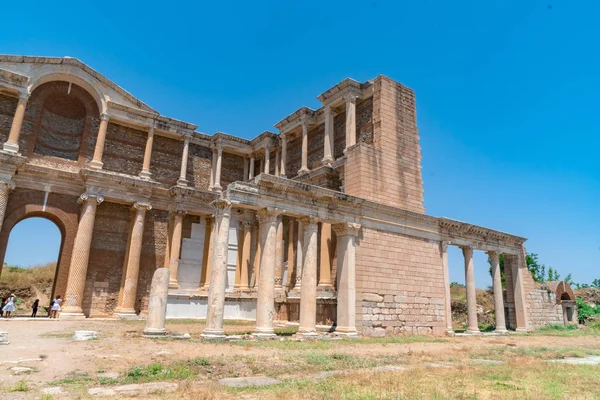 Ruines de la ville antique de Sardes — Photo