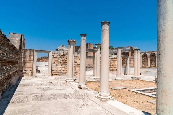 Oude Stadsruïnes van Sardes — Stockfoto
