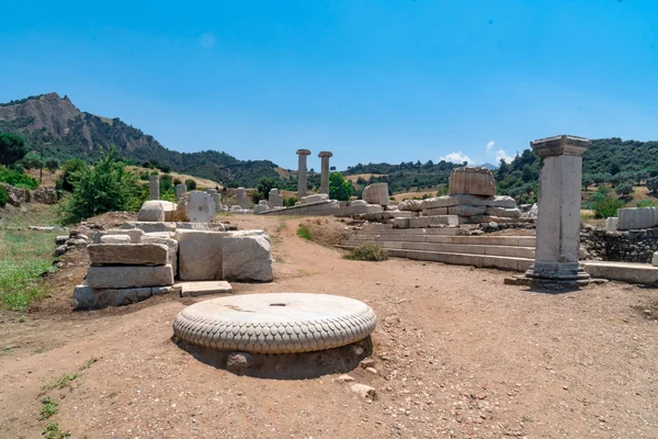 Templo de Artemis Ruínas em Sardes — Fotografia de Stock