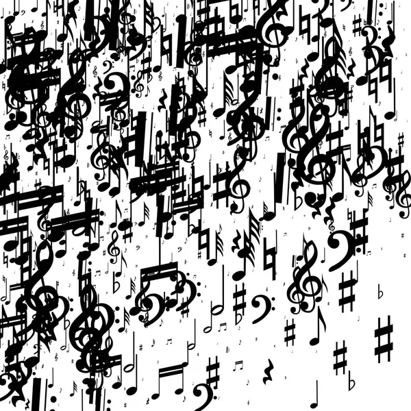 Музична нота фону — стоковий вектор