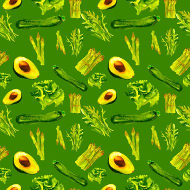 Sebze Seamless Modeli çizgili. Sağlıklı gıda ile tekrarlanabilir model. 