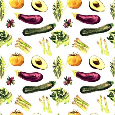 Sebze Seamless modeli. Sağlıklı gıda ile tekrarlanabilir model. 