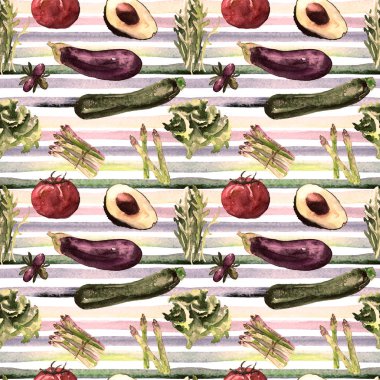 Sebze Seamless modeli. Sağlıklı gıda ile tekrarlanabilir model. 