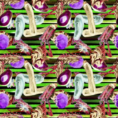 Sebze Seamless modeli. Sağlıklı gıda ile tekrarlanabilir model. 