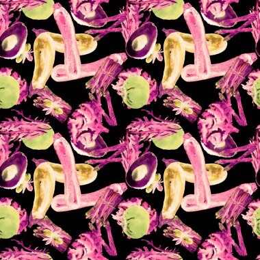 Sebze Seamless modeli. Sağlıklı gıda ile tekrarlanabilir model. 