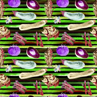 Sebze Seamless modeli. Sağlıklı gıda ile tekrarlanabilir model. 