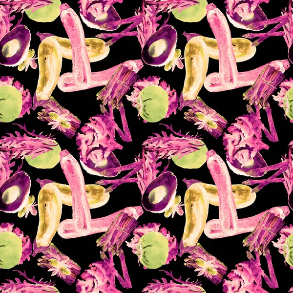 Sebze Seamless modeli. Sağlıklı gıda ile tekrarlanabilir model. 