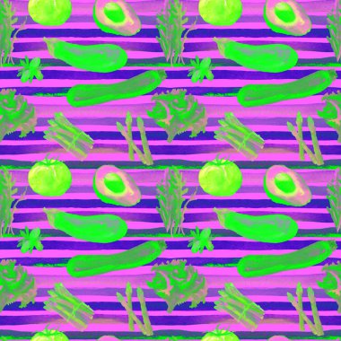 Sebze Seamless modeli. Sağlıklı gıda ile tekrarlanabilir model. 