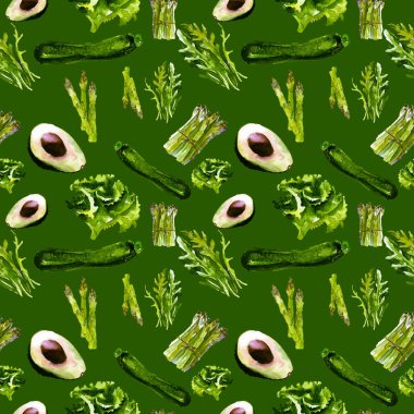 Sebze Seamless Modeli çizgili. Sağlıklı gıda ile tekrarlanabilir model. 