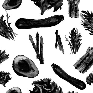 Sebze Seamless modeli. Sağlıklı gıda ile tekrarlanabilir model. 