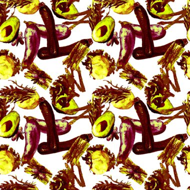 Sebze Seamless modeli. Sağlıklı gıda ile tekrarlanabilir model. 