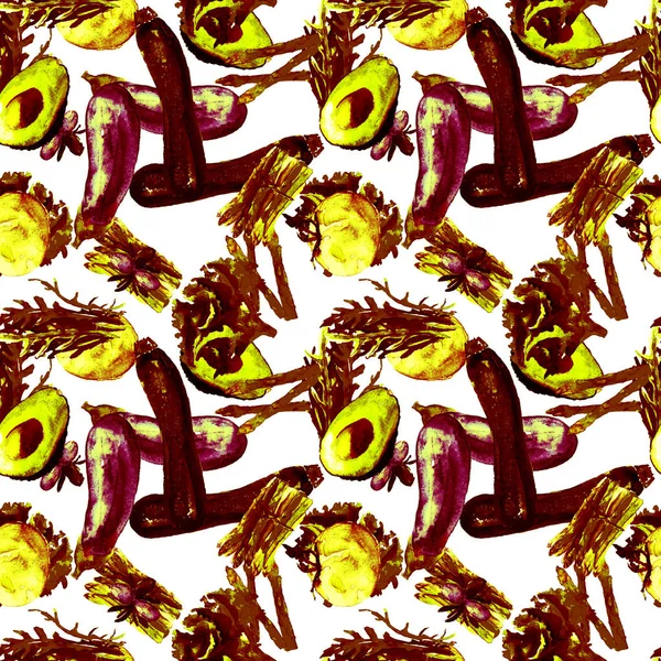 Sebze Seamless modeli. Sağlıklı gıda ile tekrarlanabilir model. 