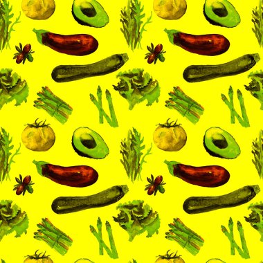 Sebze Seamless modeli. Sağlıklı gıda ile tekrarlanabilir model. 