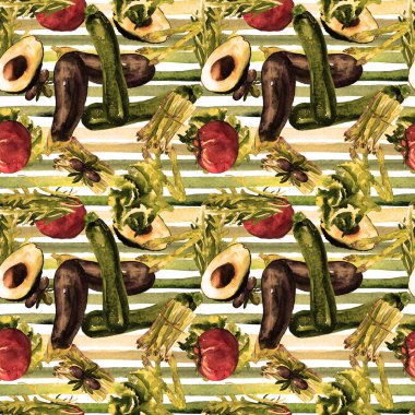 Sebze Seamless modeli. Sağlıklı gıda ile tekrarlanabilir model. 