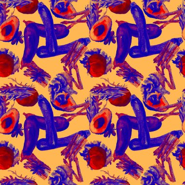 Sebze Seamless modeli. Sağlıklı gıda ile tekrarlanabilir model. 