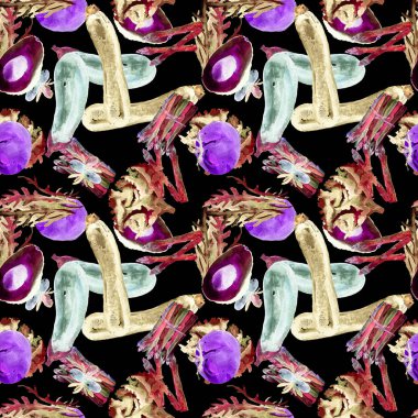 Sebze Seamless modeli. Sağlıklı gıda ile tekrarlanabilir model. 