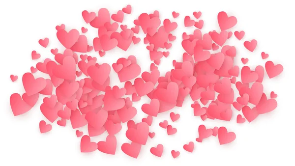 Tle Serduszkami Miłości Ilustracja Miłości Serca Swój Projekt Valentines Tło — Wektor stockowy