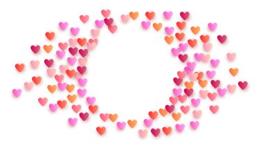 Sevgililer günü tatil arka plan. Gösterim amacıyla Sevgililer günü tatil tasarım.