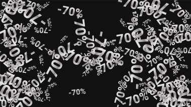 Karanlık Arkaplanda Şarkı Söyleyen Yüzler. Gümüş Perdeli Şarkılar ve Kar Taneli Kara Poster. Vektör İndirimi Arkaplanı.