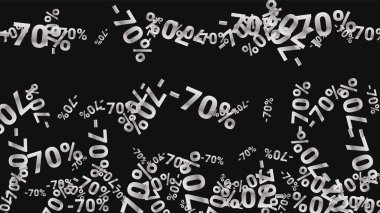 Karanlık Arkaplanda Şarkı Söyleyen Yüzler. Gümüş Perdeli Şarkılar ve Kar Taneli Kara Poster. Vektör İndirimi Arkaplanı.