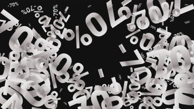 Karanlık Arkaplanda Şarkı Söyleyen Yüzler. Gümüş Perdeli Şarkılar ve Kar Taneli Kara Poster. Vektör İndirimi Arkaplanı.