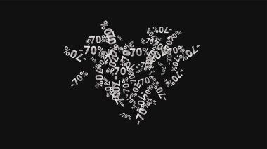 Karanlık Arkaplanda Şarkı Söyleyen Yüzler. Gümüş Perdeli Şarkılar ve Kar Taneli Kara Poster. Vektör İndirimi Arkaplanı.