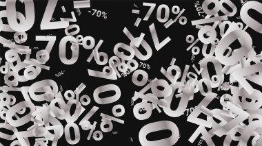 Karanlık Arkaplanda Şarkı Söyleyen Yüzler. Gümüş Perdeli Şarkılar ve Kar Taneli Kara Poster. Vektör İndirimi Arkaplanı.