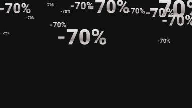 Karanlık Arkaplanda Şarkı Söyleyen Yüzler. Gümüş Perdeli Şarkılar ve Kar Taneli Kara Poster. Vektör İndirimi Arkaplanı.