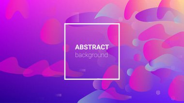 Gradyan Arka plan. Yatay oryantasyon. Banner Tasarım Kompozisyonu. Modern Geometrik Desen. Gradyan Arkaplanı.