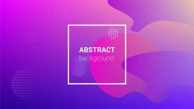 Gradyan Arka plan. Banner Tasarım Kompozisyonu. Yatay oryantasyon. Modern Geometrik Desen. Gradyan Arkaplanı.