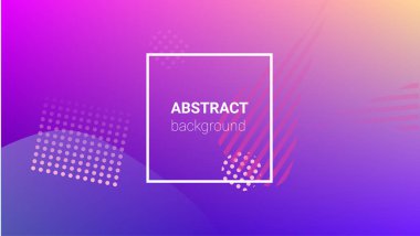 Sıvı Şekiller. Banner Tasarım Kompozisyonu. Yatay oryantasyon. Modern Geometrik Desen. Sıvı Şekiller.