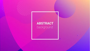 Renkli Arka plan. Yatay oryantasyon. Banner Tasarım Kompozisyonu. Modern Geometrik Desen. Renkli Arkaplan.