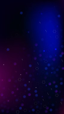 Blockchain Teknoloji Arkaplanı. Mobil Aygıt için Dikey Şablon BG. Dijital Tehnoloji Arkaplanı. Hexagon Fraktalları ile gelecekteki Siberuzayı. Vektör Teknolojisi Engelleme Arkaplanı.