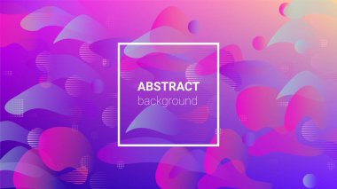 Gradyan Arka plan. Yatay oryantasyon. Banner Tasarım Kompozisyonu. Modern Geometrik Desen. Gradyan Arkaplanı.