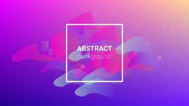 Gradyan Arka plan. Modern Geometrik Desen. Banner Tasarım Kompozisyonu. Yatay oryantasyon. Gradyan Arkaplanı.