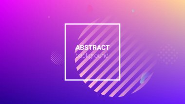 Renkli Arka plan. Yatay oryantasyon. Modern Geometrik Desen. Banner Tasarım Kompozisyonu. Renkli Arkaplan.