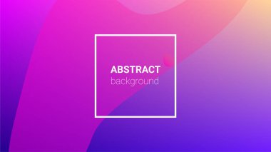 Sıvı Şekiller. Banner Tasarım Kompozisyonu. Modern Geometrik Desen. Yatay oryantasyon. Sıvı Şekiller.